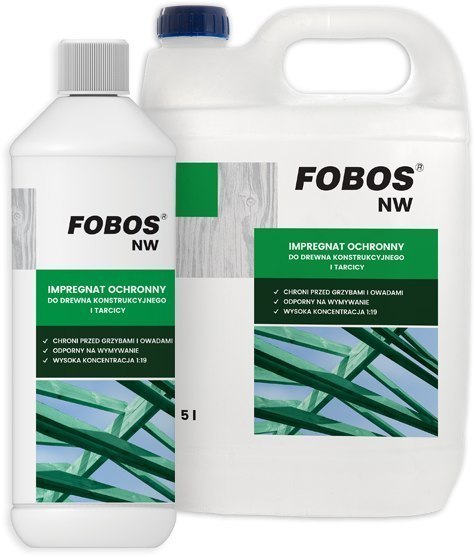 Fobos NW Impregnat do Drewna Zielony 5L Fobos NW Impregnat do Drewna Zielony 5L